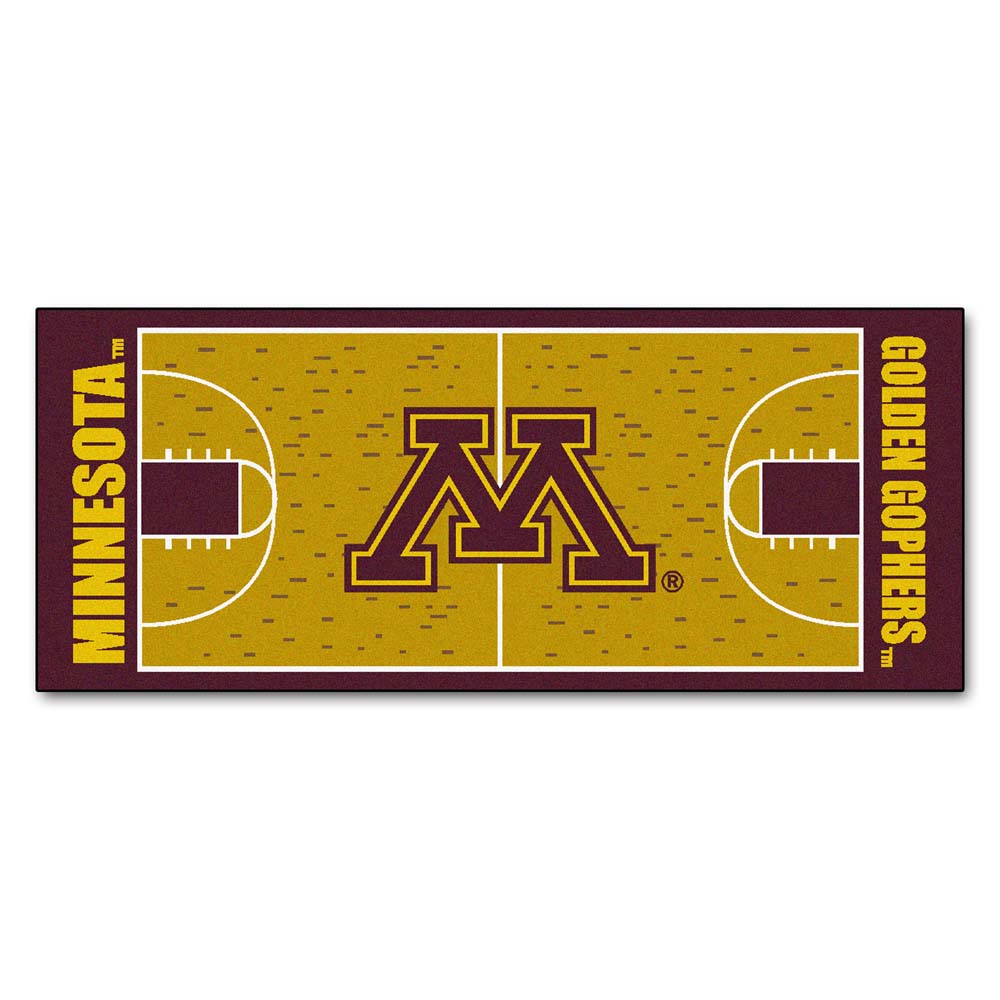 Minnesota Golden Gophers 30" x 72" Basketball Court Runner