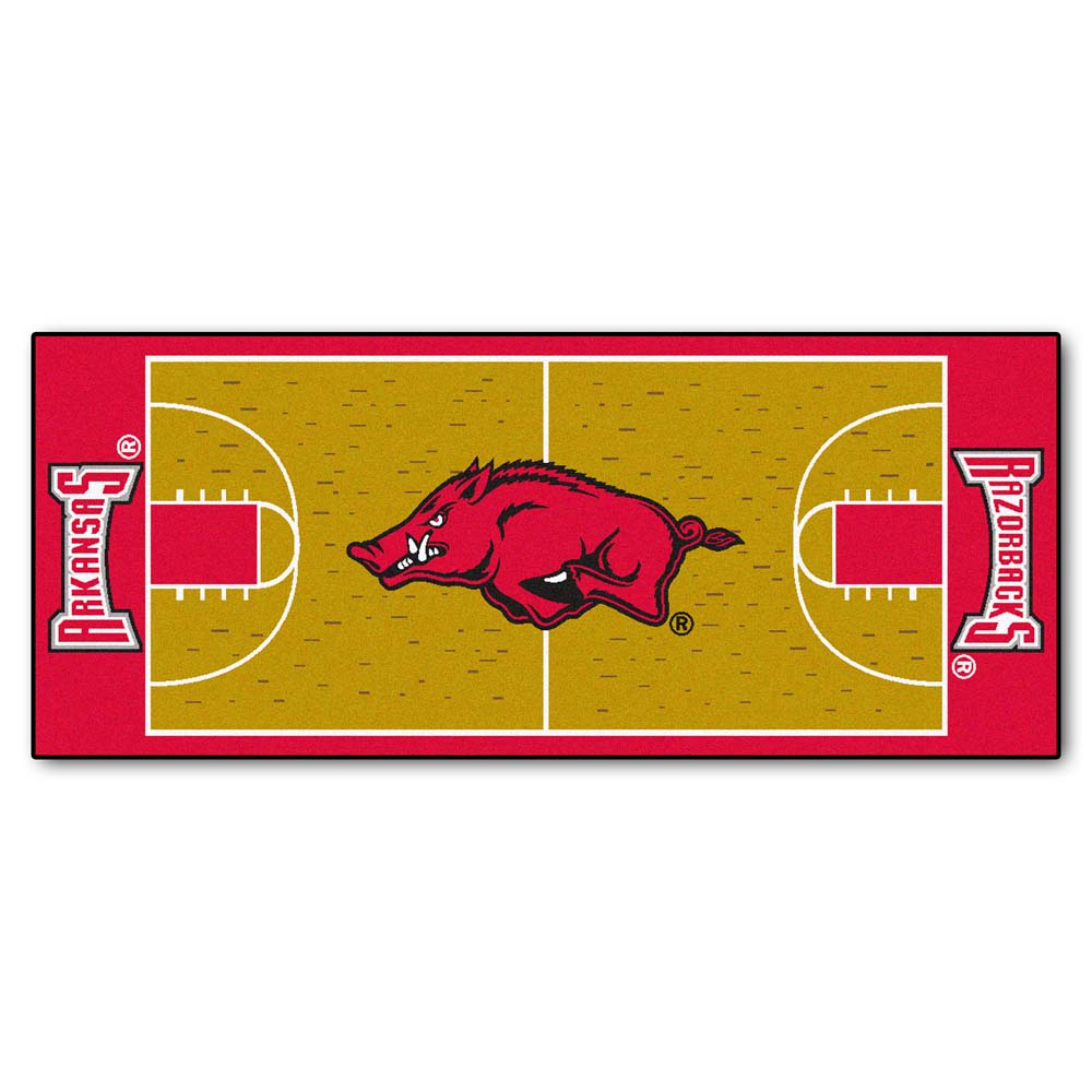 Arkansas Razorbacks 30" x 72" Basketball Court Runner