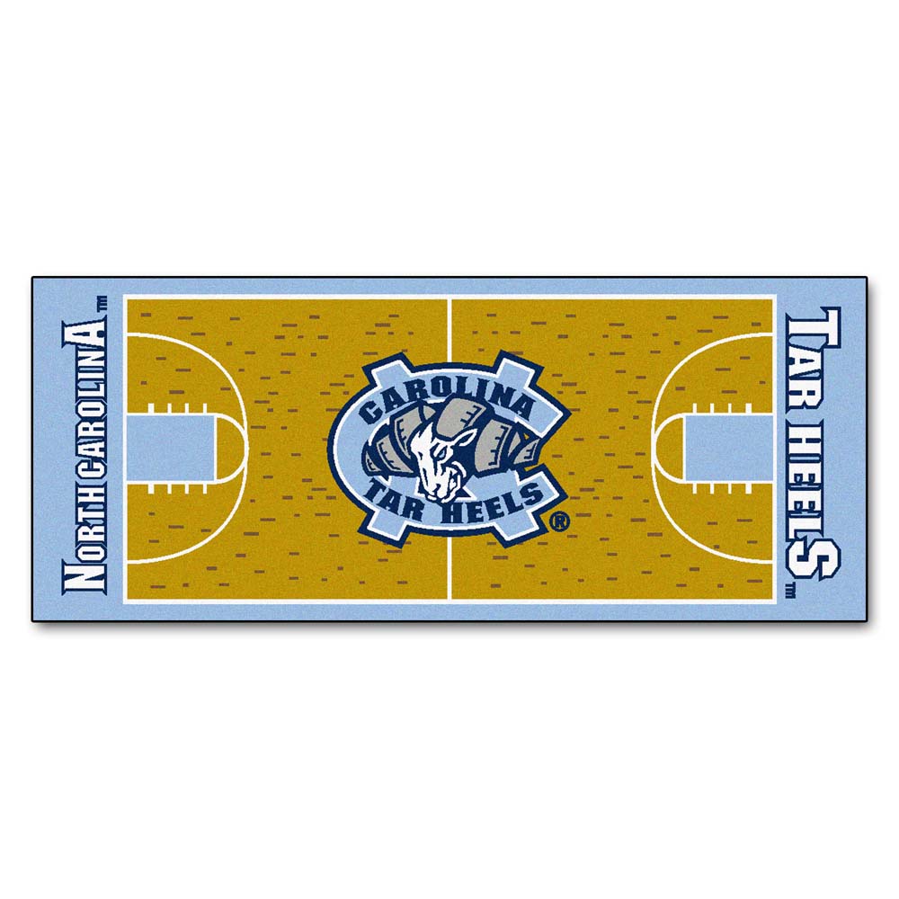 North Carolina Tar Heels 30" x 72" Basketball Court Runner