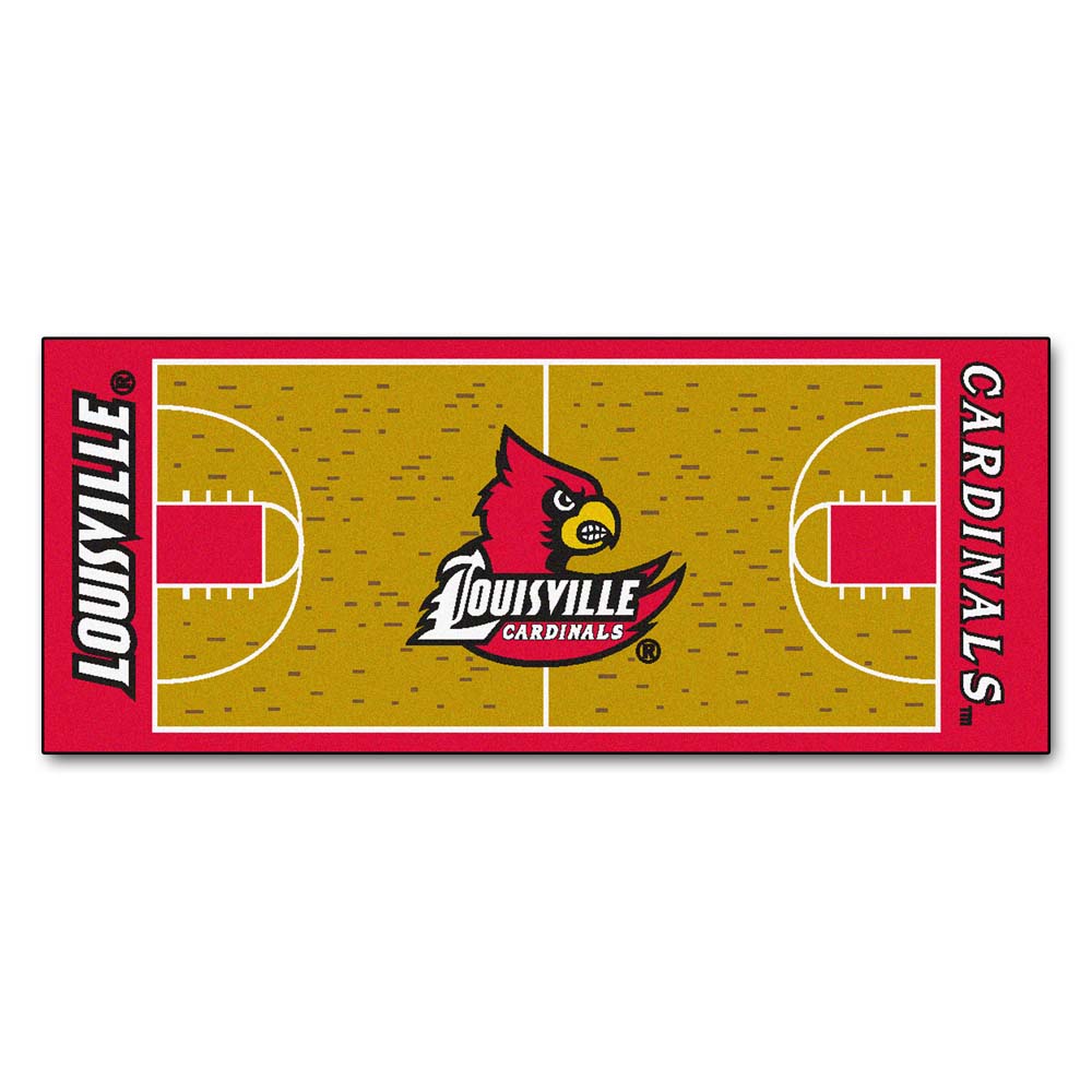 Louisville Cardinals 30" x 72" Basketball Court Runner