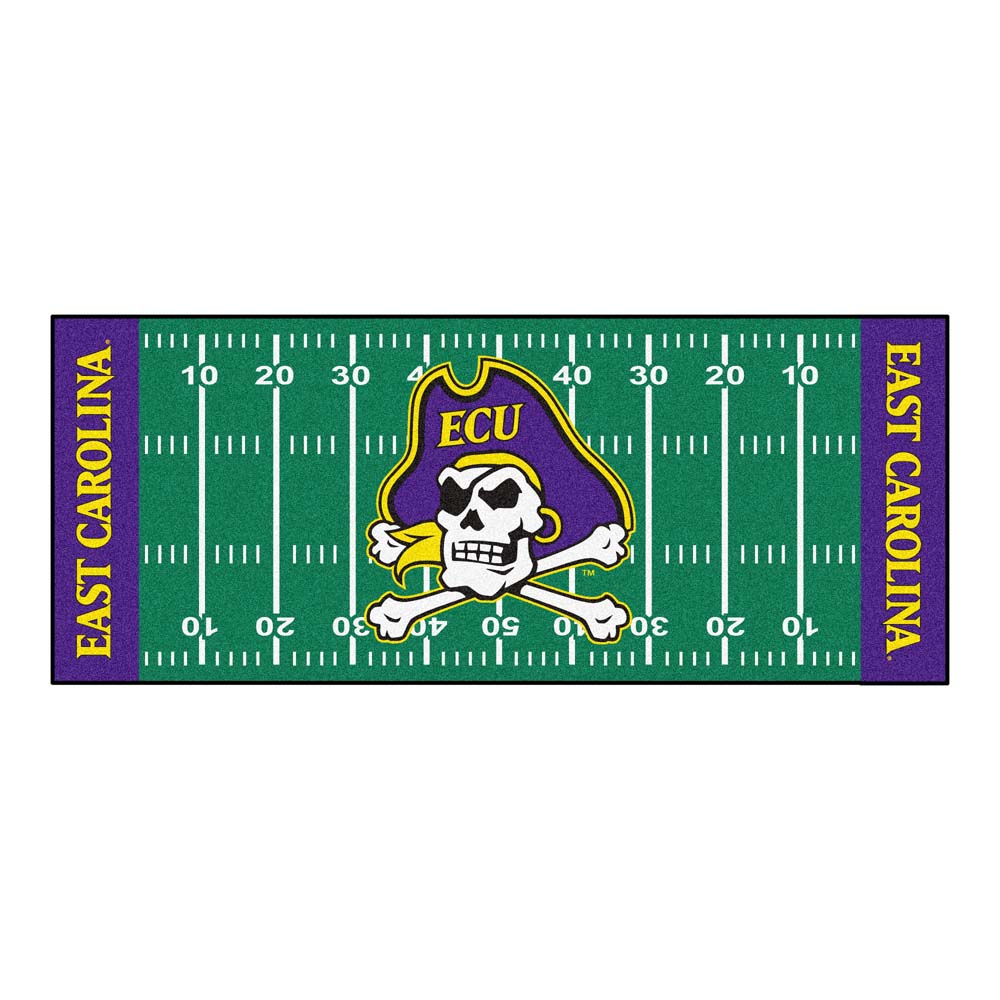 East Carolina Pirates 30" x 72" Football Field Runner