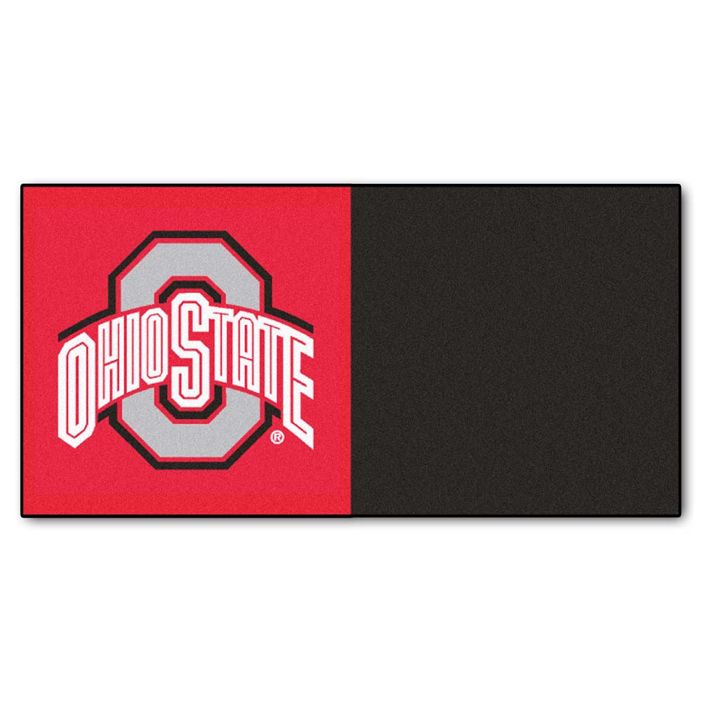 Ohio State Buckeyes 18" x 18" Carpet Tiles (Box of 20)