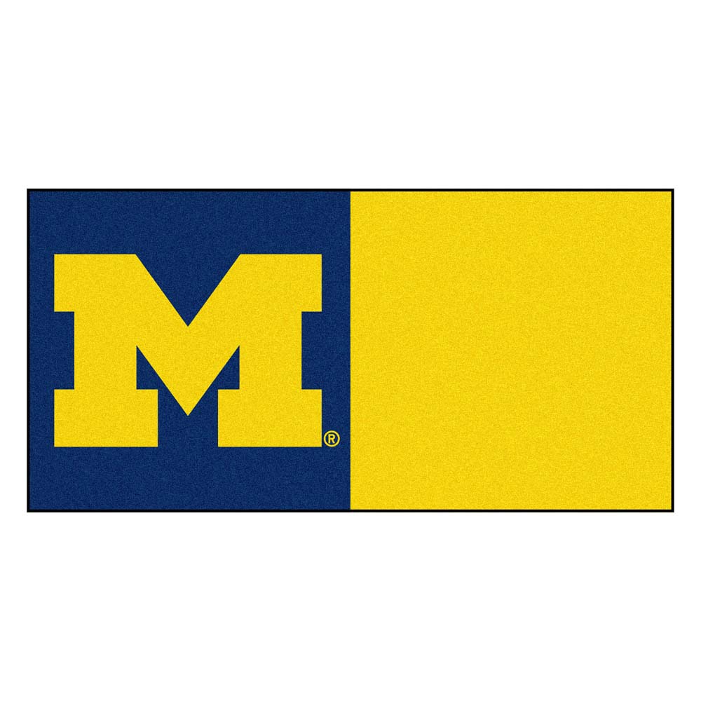 Michigan Wolverines 18" x 18" Carpet Tiles (Box of 20)