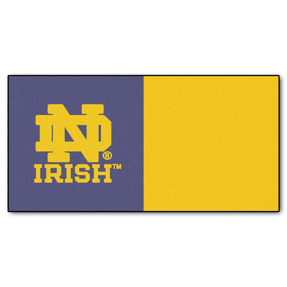 Notre Dame Fighting Irish 18" x 18" Carpet Tiles (Box of 20 - with "ND")