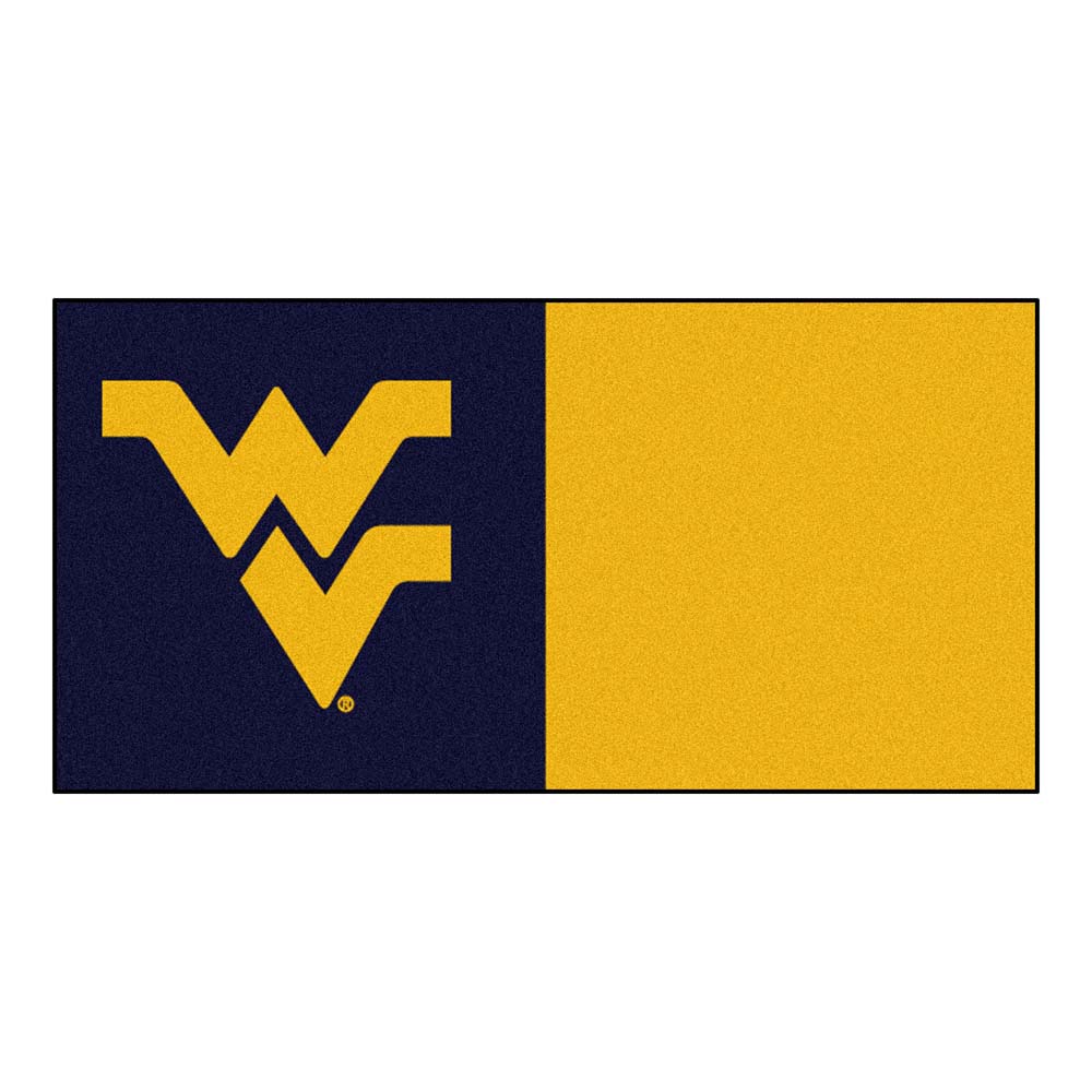 West Virginia Mountaineers 18" x 18" Carpet Tiles (Box of 20)