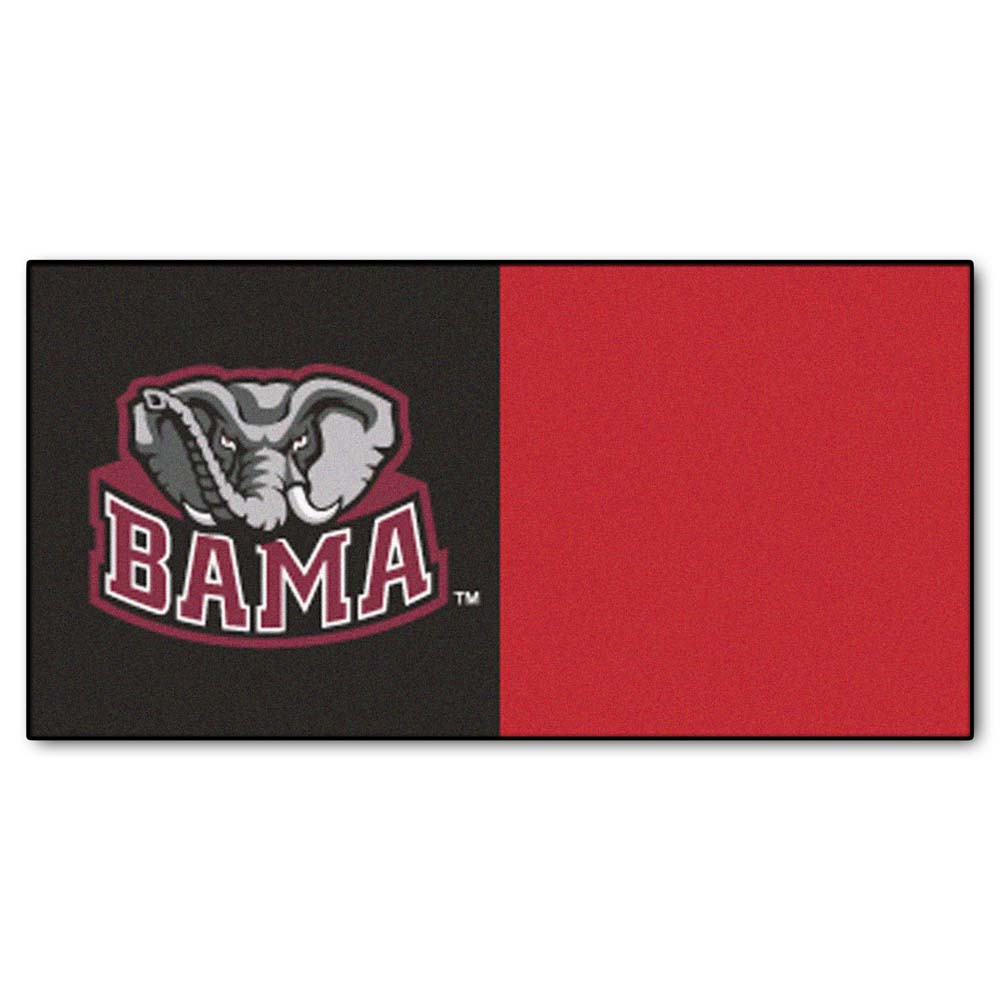 Alabama Crimson Tide 18" x 18" Carpet Tiles (Box of 20)