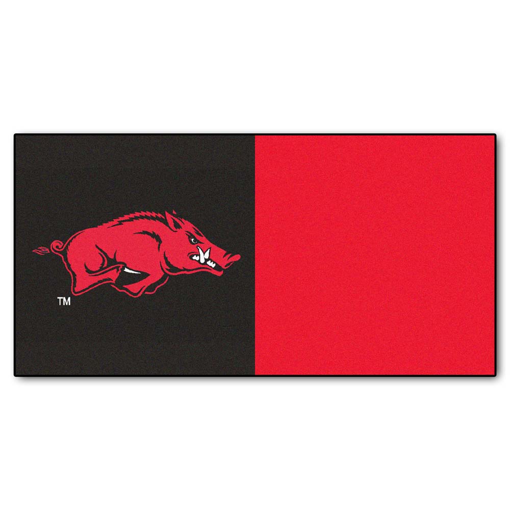 Arkansas Razorbacks 18" x 18" Carpet Tiles (Box of 20)