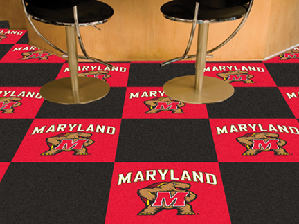 Maryland Terrapins 18" x 18" Carpet Tiles (Box of 20)