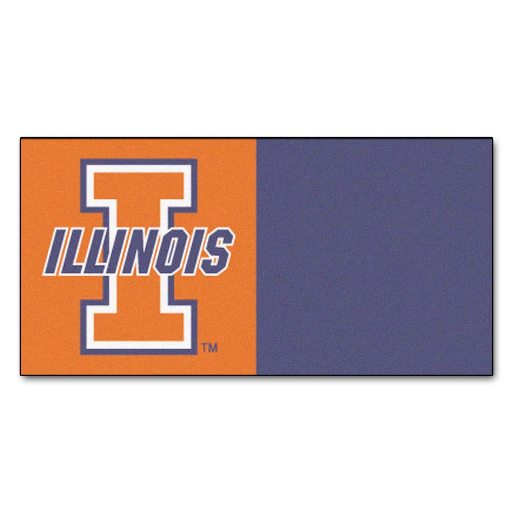 Illinois Fighting Illini 18" x 18" Carpet Tiles (Box of 20)