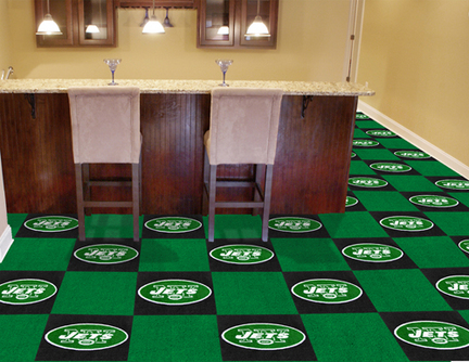 New York Jets 18" x 18" Carpet Tiles (Box of 20)