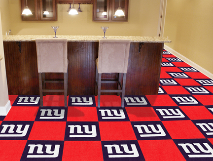New York Giants 18" x 18" Carpet Tiles (Box of 20)