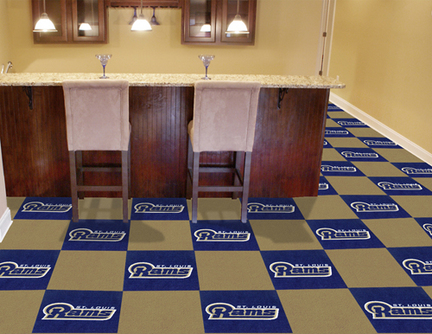 St. Louis Rams 18" x 18" Carpet Tiles (Box of 20)