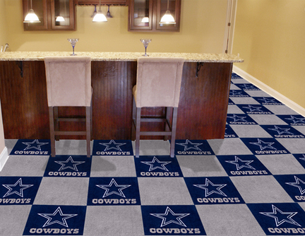 Dallas Cowboys 18" x 18" Carpet Tiles (Box of 20)