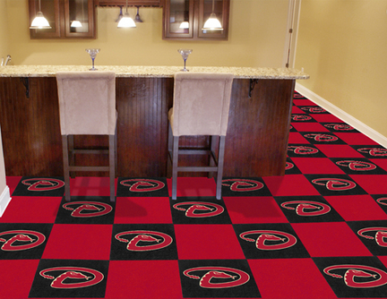 Arizona Diamondbacks 18" x 18" Carpet Tiles (Box of 20)