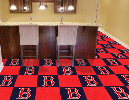 Boston Red Sox 18" x 18" Carpet Tiles (Box of 20)