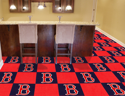 Boston Red Sox 18" x 18" Carpet Tiles (Box of 20)