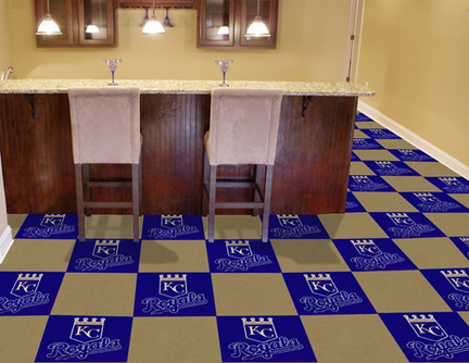 Kansas City Royals 18" x 18" Carpet Tiles (Box of 20)