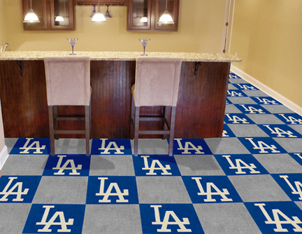 Los Angeles Dodgers 18" x 18" Carpet Tiles (Box of 20)