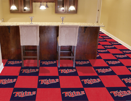 Minnesota Twins 18" x 18" Carpet Tiles (Box of 20)