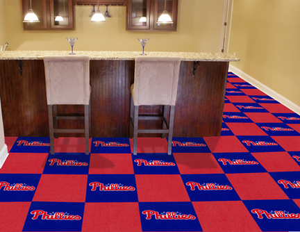 Philadelphia Phillies 18" x 18" Carpet Tiles (Box of 20)