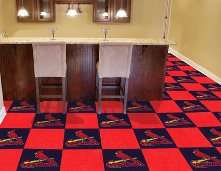 St. Louis Cardinals 18" x 18" Carpet Tiles (Box of 20)