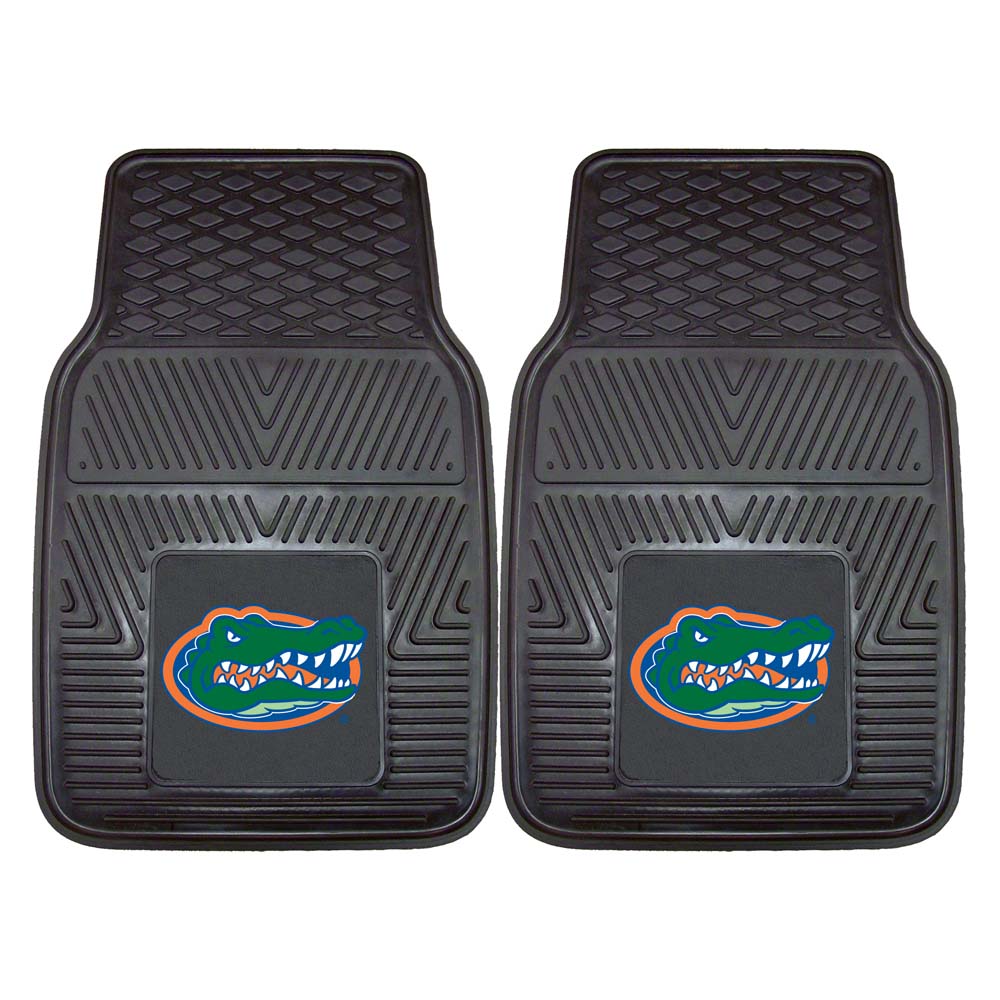 Florida Gators 18" x 27" Heavy Duty 2-Piece Vinyl Car Mat Set