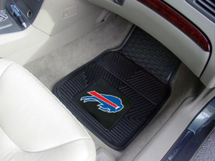 Buffalo Bills 18" x 27" Heavy Duty 2-Piece Vinyl Car Mat Set