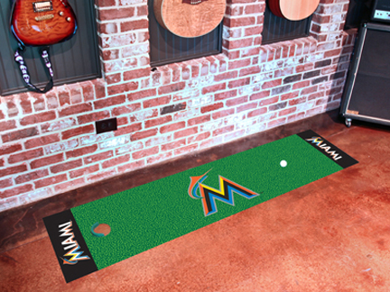 Miami Marlins 18" x 72" Putting Green Runner