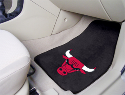 Chicago Bulls 18" x 27" Auto Floor Mat (Set of 2 Car Mats)