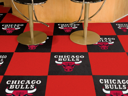 Chicago Bulls 18" x 18" Carpet Tiles (Box of 20)