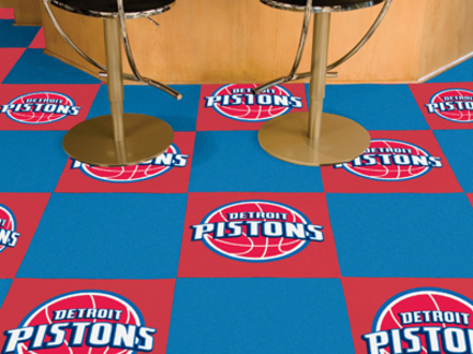 Detroit Pistons 18" x 18" Carpet Tiles (Box of 20)