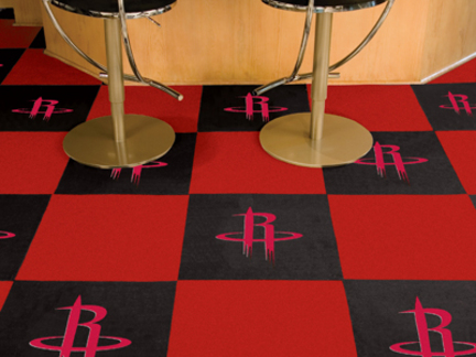 Houston Rockets 18" x 18" Carpet Tiles (Box of 20)