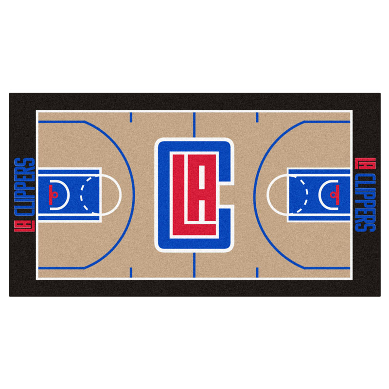 Los Angeles Clippers 30" x 54" Basketball Court Runner