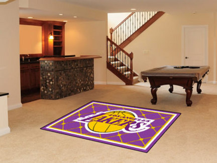 Los Angeles Lakers 5' x 8' Area Rug