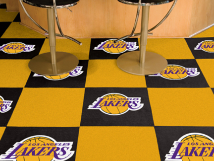 Los Angeles Lakers 18" x 18" Carpet Tiles (Box of 20)