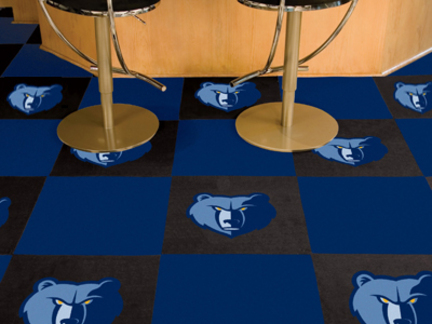 Memphis Grizzlies 18" x 18" Carpet Tiles (Box of 20)