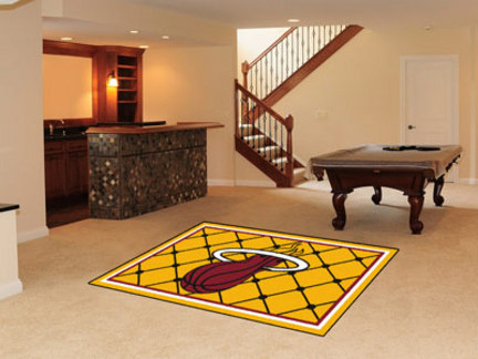 Miami Heat 5' x 8' Area Rug