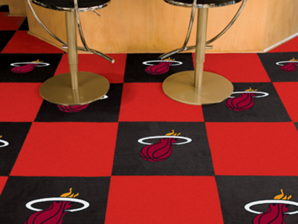 Miami Heat 18" x 18" Carpet Tiles (Box of 20)