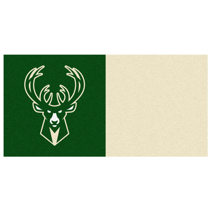 Milwaukee Bucks 18" x 18" Carpet Tiles (Box of 20)