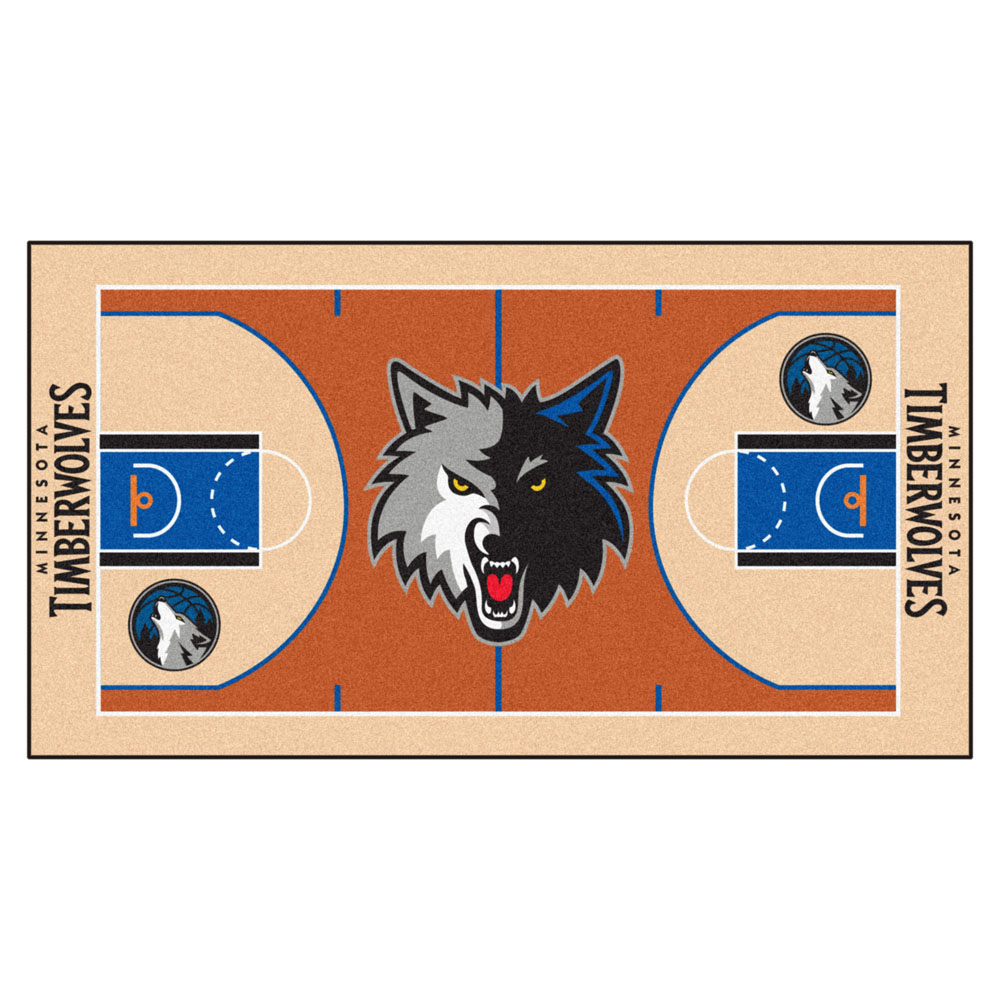 Minnesota Timberwolves 30" x 54" Basketball Court Runner