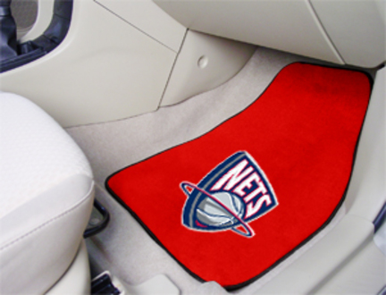 New Jersey Nets 18" x 27" Auto Floor Mat (Set of 2 Car Mats)