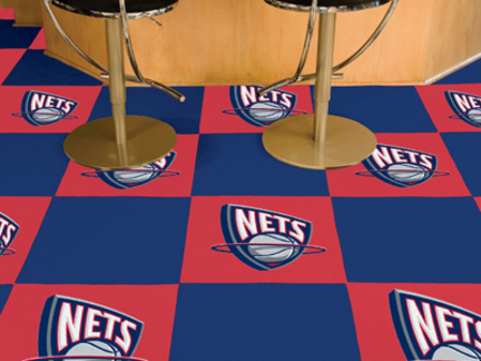 New Jersey Nets 18" x 18" Carpet Tiles (Box of 20)
