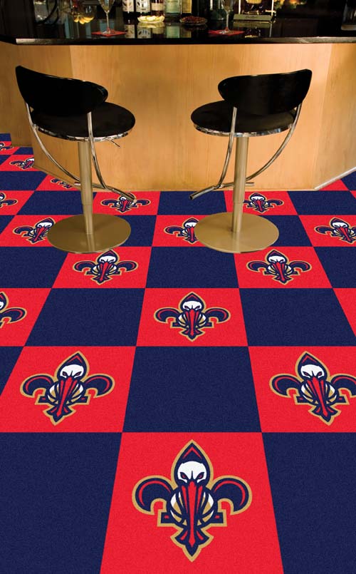 New Orleans Hornets 18" x 18" Carpet Tiles (Box of 20)