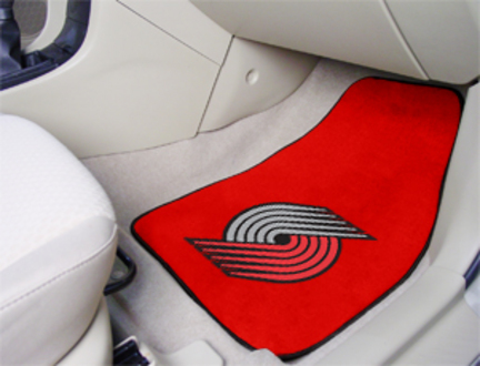 Portland Trail Blazers 18" x 27" Auto Floor Mat (Set of 2 Car Mats)