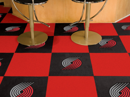 Portland Trail Blazers 18" x 18" Carpet Tiles (Box of 20)