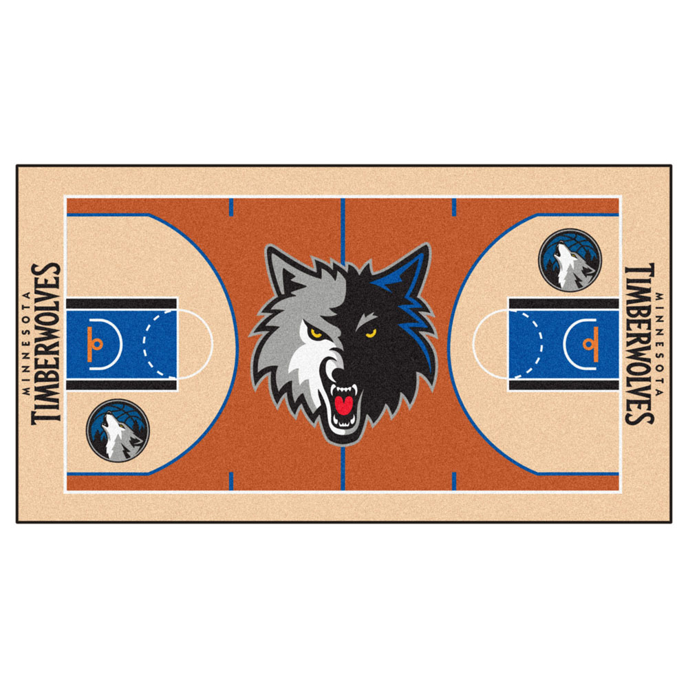 Minnesota Timberwolves 24" x 44" Basketball Court Runner