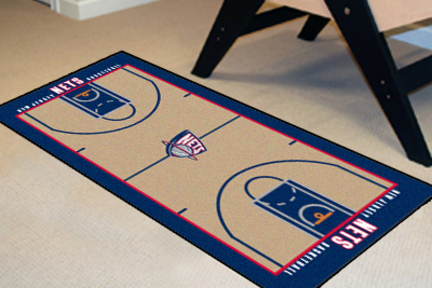 New Jersey Nets 24" x 44" Basketball Court Runner