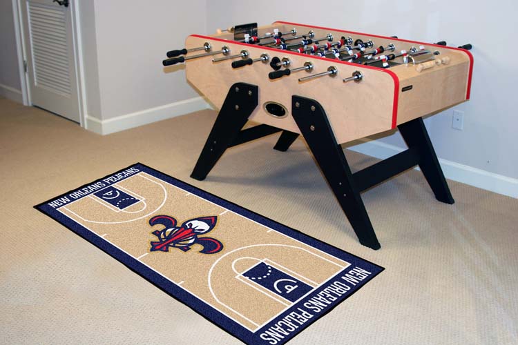 New Orleans Hornets 24" x 44" Basketball Court Runner