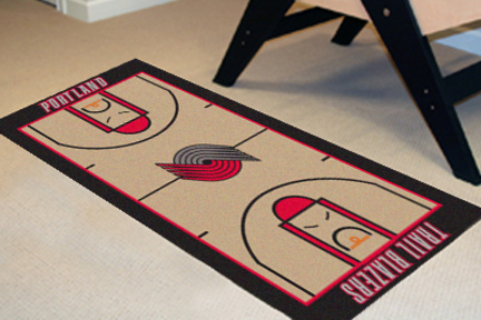 Portland Trail Blazers 24" x 44" Basketball Court Runner