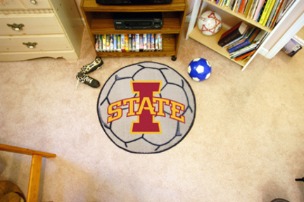 27" Round Iowa State Cyclones Soccer Mat